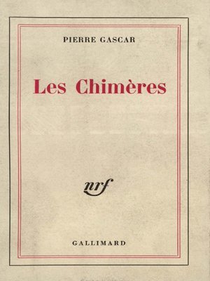 cover image of Les Chimères